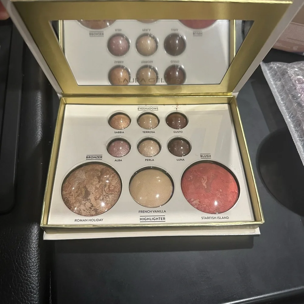 LAURA GELLER Tuscan Dreams-Full Size- Bronzer/Blush/Highlighter/6 Eyeshadows - Picture 2 of 8